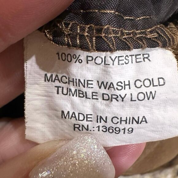 Trish Scully Girls SZ 4 Brown Suede Embroidered Peplum Pearl Snap Cowgirl Dress - Picture 8 of 10